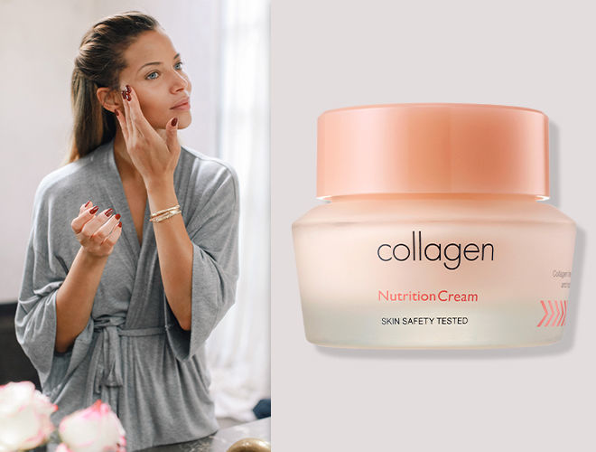 Collagen skin. Collagen Nutrition Cream с переводом. Cream horas Collagen for all Skin.