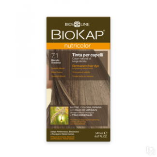 Тон 7.1 краска для волос шведский блондин Biokap Nutricolor