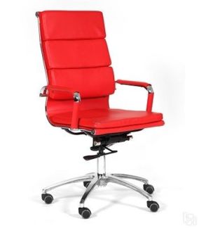 Офисное кресло CHAIRMAN 750 экокожа красная