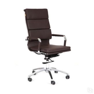 Офисное кресло CHAIRMAN 750 экокожа коричневая