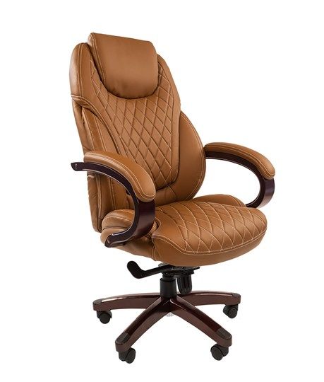 Офисное кресло CHAIRMAN 406, коричневый