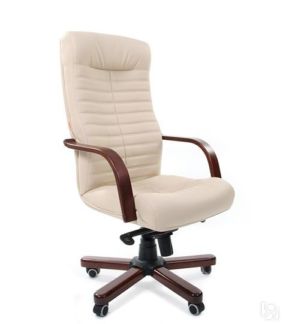 Офисное кресло CHAIRMAN 480 WD, экокожа, цвет бежевый