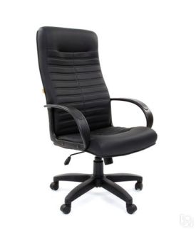 Офисное кресло CHAIRMAN 480 LT, экокожа, цвет черный