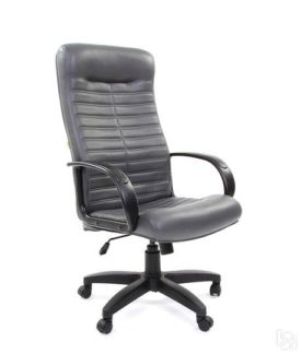 Офисное кресло CHAIRMAN 480 LT, экокожа, цвет серый