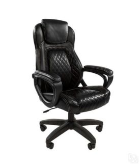 Офисное кресло CHAIRMAN 432, экокожа, цвет черный