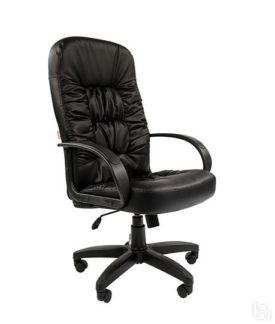 Офисное кресло CHAIRMAN 416, экокожа, цвет черный