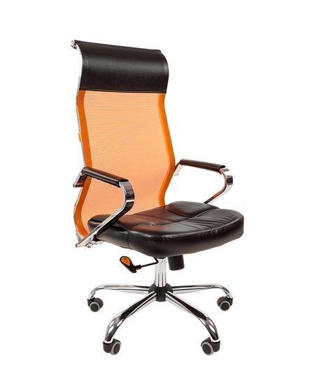 Офисное кресло CHAIRMAN 700 сетка, цвет оранжевый
