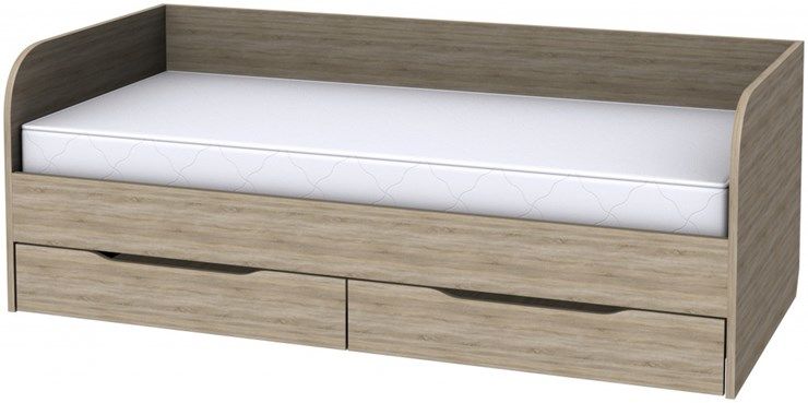 Кровать-софа КС09 с основанием, цвет Дуб Сонома