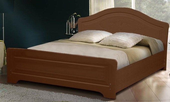 Спальная кровать Ивушка-5 2000х1200, цвет Итальянский орех