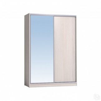 Шкаф 1600 Домашний Зеркало/ЛДСП, Бодега светлый