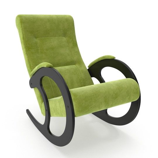Кресло-качалка Модель 3, Verona 38 Apple Green-велюр