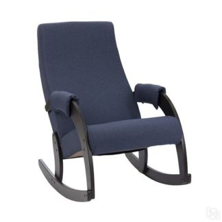 Кресло-качалка Модель 67М, Категория 1, Verona 37 Denim Blue-велюр