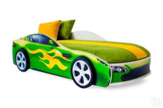 Кровать-машина Бондимобиль зеленый