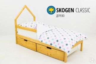 Кровать-домик мини Skogen дерево