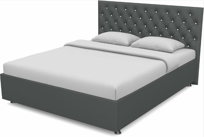 Кровать с механизмом 2-спальная Флоренция-А 1600 (Nitro Grey)
