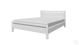 Односпальная кровать Вероника-1 (Белый Античный) 120х200