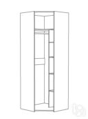 Шкаф для одежды Амели 13.131 Моби фото 2