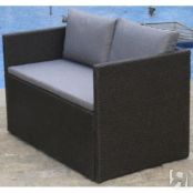 Плетеный диван-трансформер S330A-W63 Brown Афина