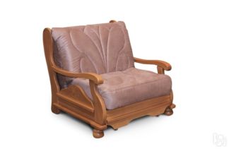 Кресло-кровать Милан с деревянными подлокотниками Фиеста