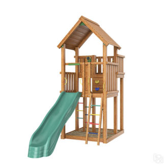 Детский деревянный комплекс Jungle Palace Jungle Gym