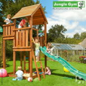 Детский деревянный комплекс Jungle Palace Jungle Gym