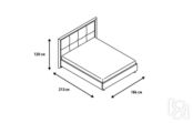 Кровать Дольче 160 х 200 см, с подъёмным механизмом