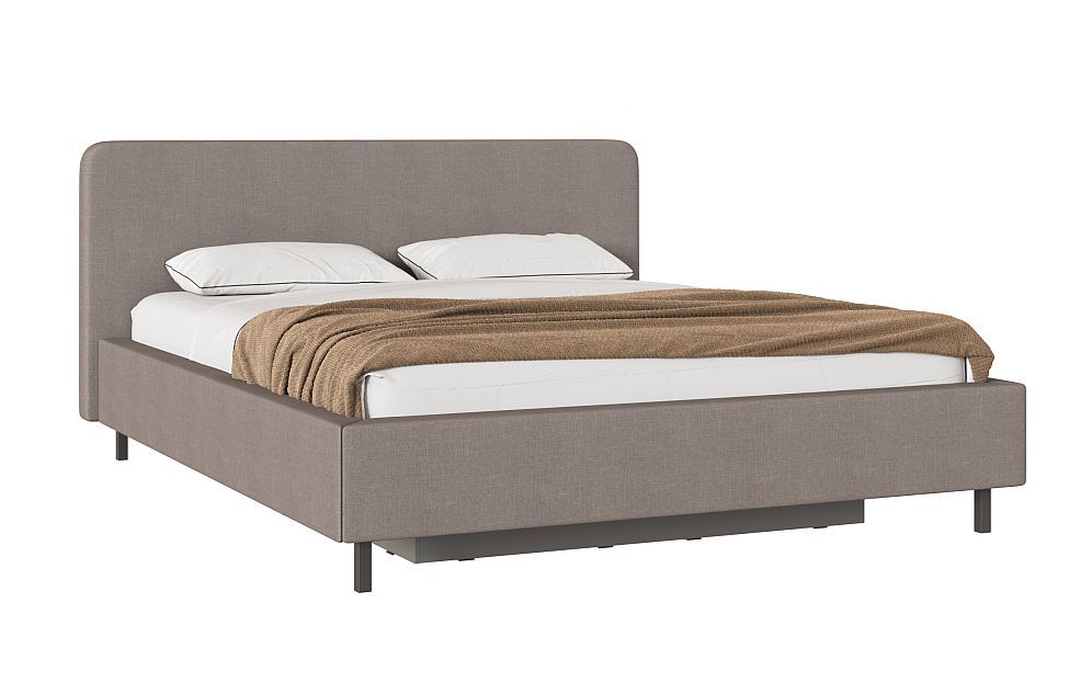 Кровать Квадро 160 х 200 см, Оникс серый