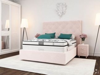 Кровать Style Compact/Island M 180х200, Флок (Велсофт Винтажный розовый)