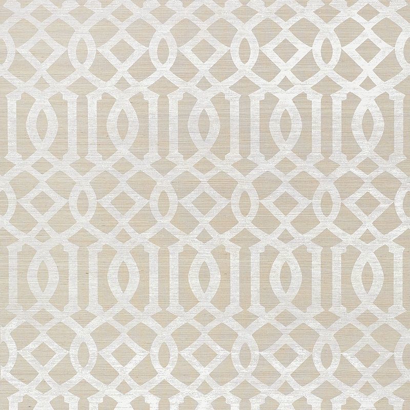 Обои Schumacher Shangri La SC 5008351/Imperial Trellis Sisal 1386785213 фото 1