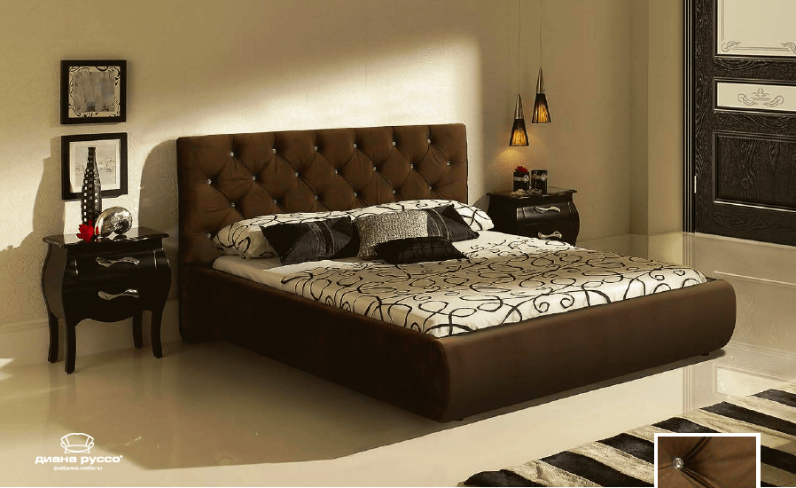 Кровать интерьерная "Валенсия" (Норма) 160х200 см