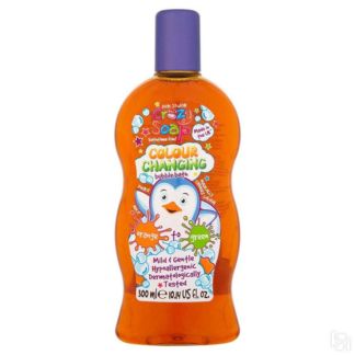 KIDS STUFF Пена для ванны волшебная, меняющая цвет из оранжевого в зеленый