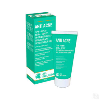 ALL INCLUSIVE ANTI ACNE - гель-крем день - вечер противовоспалительный для