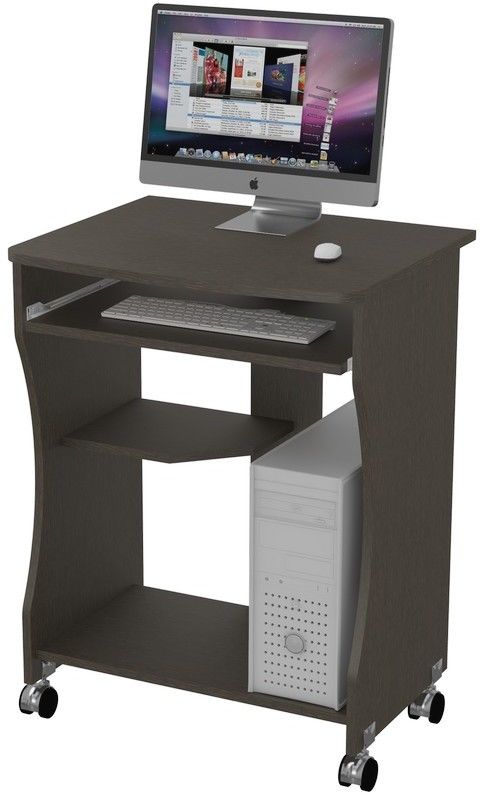 Компьютерный стол Джаз-27 Венге на колесиках