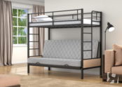 Двухъярусная кровать-диван Дакар 1 Черный