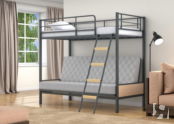 Двухъярусная кровать-диван Дакар 2 Серый