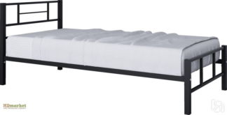 Односпальная кровать Кадис 90х190 Чёрный