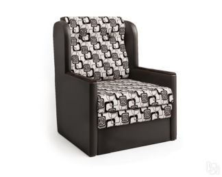 Кресло-кровать Классика Д шоколад и ромб