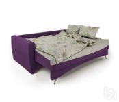 Диван-кровать Опера 150 рогожка фиолетовый