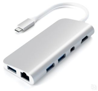 Концентратор Satechi Aluminum Type-C Multimedia Adapter